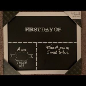 First day of school chalkboard photo prop